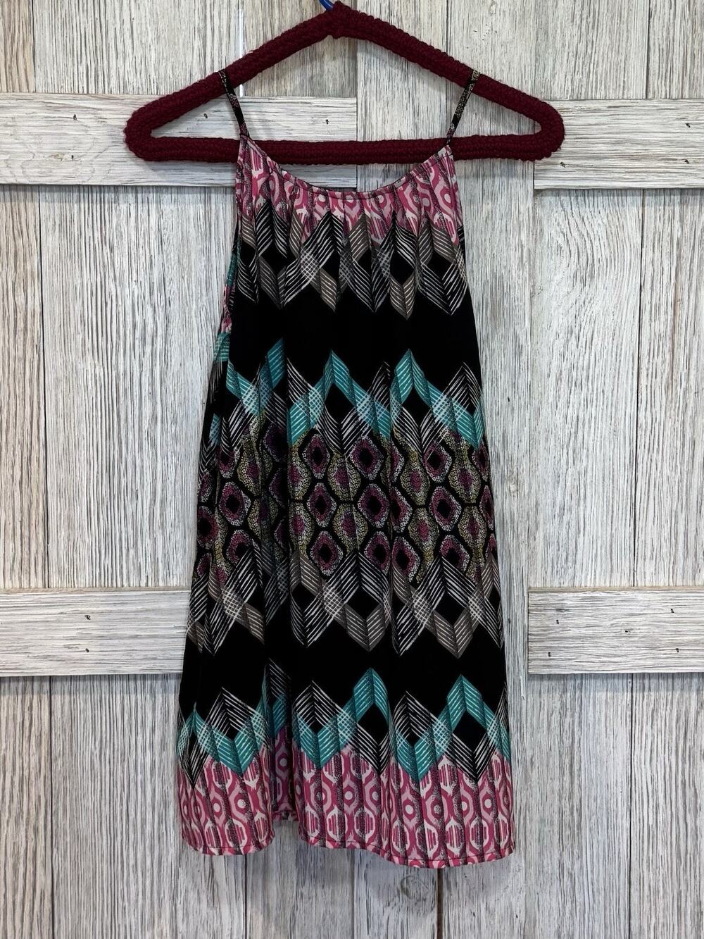 Rock N Roll Girl Halter Neck To Blouse Women’s Size Large Party Casual